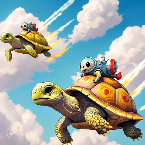 Jetpack Tortoises: Slow and Steady Wins... Eventually!