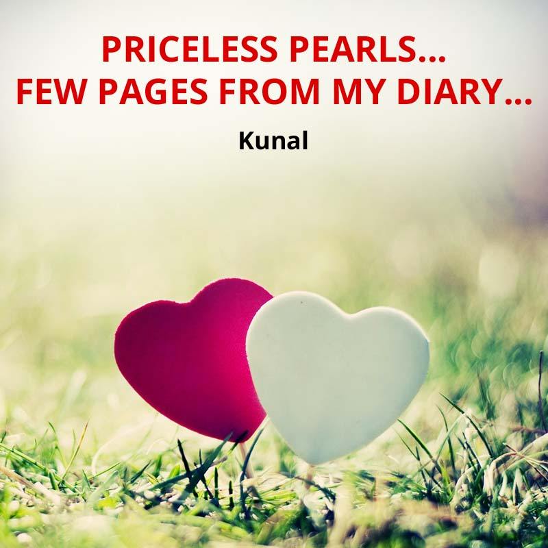 Priceless Pearls...Few pages from my diary...