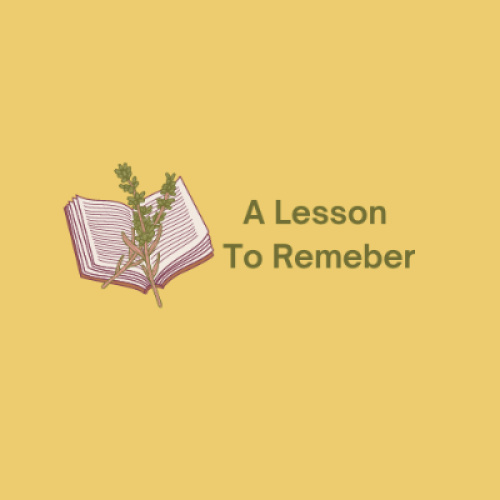 A  Lesson To Remember