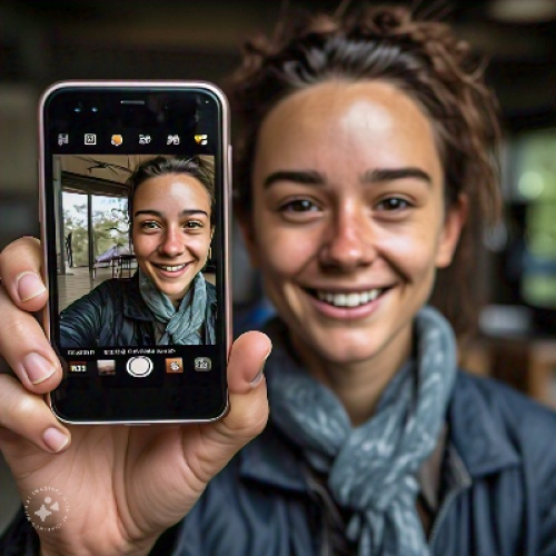 Capturing Moments: Choosing Between a Duck-Faced Selfie and a Peace Sign Photograph